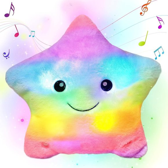 Other - Musical Twinkle Star Rainbow Plush Pillow Gift for Girls Boys